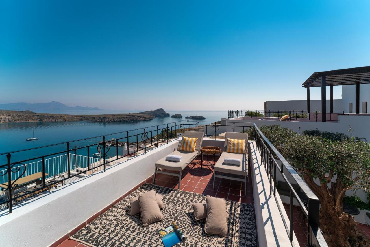 Maris Lindos Suites & Apartments Eksteriør billede