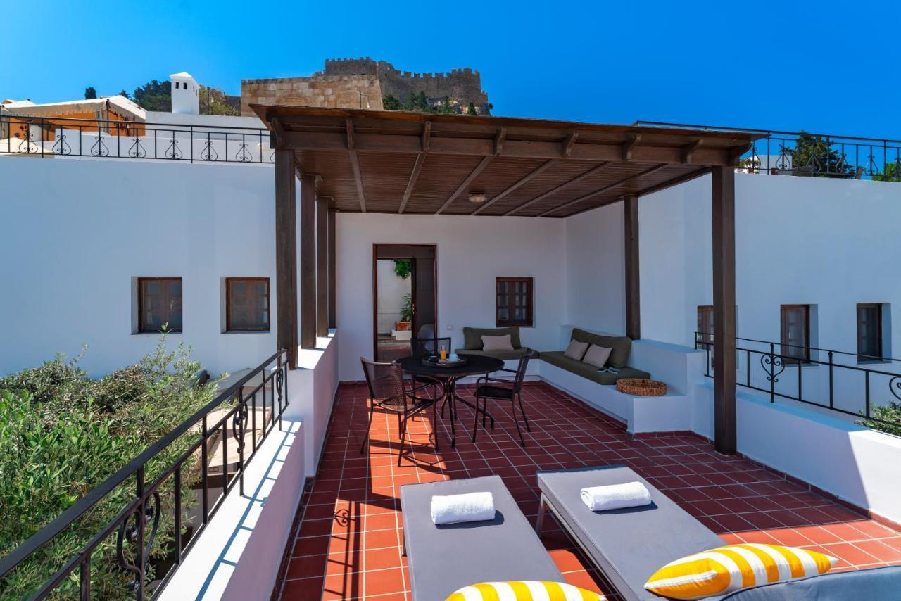Maris Lindos Suites & Apartments Eksteriør billede