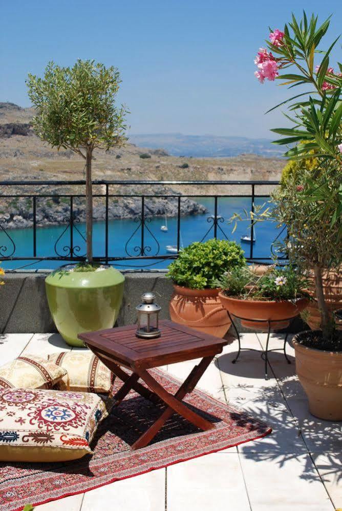 Maris Lindos Suites & Apartments Eksteriør billede
